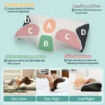 Butterfly Sleep Memory Neck Pillow Slow Rebound Comfortable Memory Foam Sleep Pillow Cervical Orthopedic Neck Massage Bed Pillow - Image 4