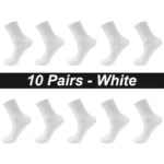 10Pairs/Lot Men Combed Cotton Socks Black Casual Business Breathable High Quality Man Sock New For Male Plus Size EU38-48 - Image 13
