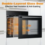 24 Inch Built-in Electric Oven, 2.5 Cu.ft Single Wall Convection Oven With 8 Cooking Modes, Touch Control, 3000W 240V - Image 3