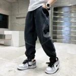 Big Boy Jeans Casual Fashion Cool Children’s Pants Boys’ Baggy Summer Clothing Teenagers Comfortable Fit Kids’ Fashion
