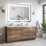 JHK 36"x 24"LED Bathroom Vanity Mirror for Wall Memory Function Tempered Glass with Front Light and Backlit For Living Room - Image 2