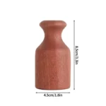 Retro Wooden Flower Vase Desktop Aesthetic Flower Bottle Decorative Plant Pot Arrangement Vase Home Decor Ornaments - Image 11