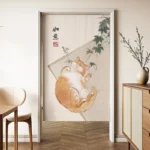 VIKAMA Cat-Motif Door Curtain Bedroom & Kitchen Room Divider Bathroom Entrance Half-Curtain Home Decor - Image 13