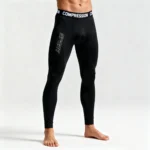 Men’s Compression Leggings High Elastic Quick Dry Breathable Sports Base Layer for Gym Running Basketball Workout