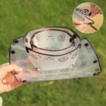 Collapsible Bowl Set Outdoor Camping Foldable Tableware Ultralight Portable Plastic Folding Bowl Dinner Plate Cup Travel Picnic - Image 4