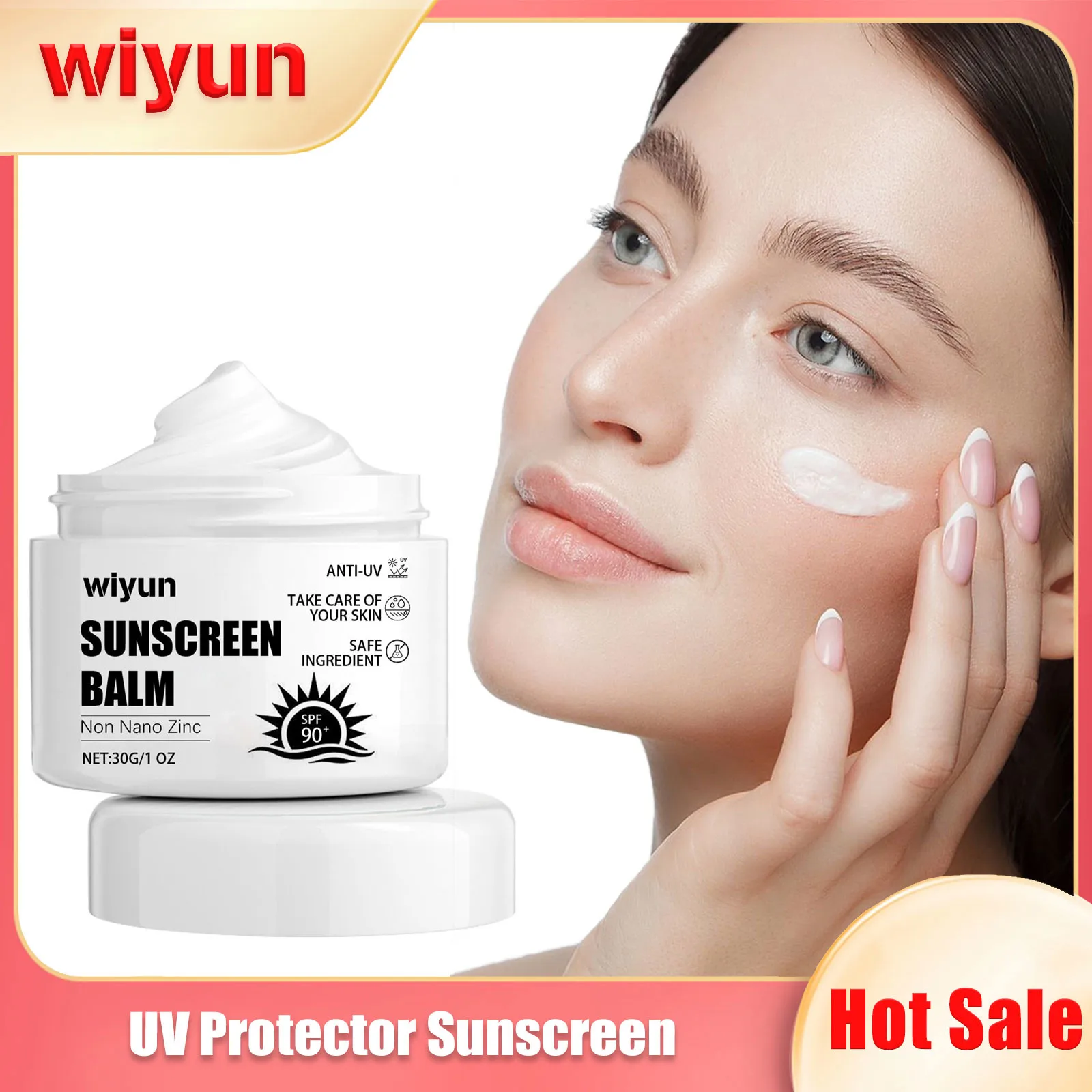 S32cca98ad320427b8e517769b3e9eef2A.webp Facial Body Sunscreen Anti UV SPF90 Shine Protection Sunblock Solar Isolation Oil-Control Refresh Moisturizer Brighten Sun Cream