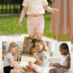 4Pcs Kids Dance Bike Play Shorts Girls Shorts Safety Pants Children Cute Bow Under Dress Skirt School Uniform Underpants 2-14Y - Image 6