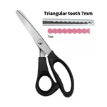 Tailor Scissors Pinking Shears Zig Zag Sewing Cut Serrated Lace Scissors Sewing Accessories Fabric Scissors DIY Sewing Tool - Image 9