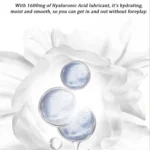 Hyaluronic Acid Condoms 52mm 100/50pcs Men Couples Glossy Ultra Thin
