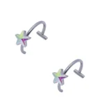 2PCS Trendy 10mm Stainless Steel Punk Clip on Fake Piercing Nose Wrap Lip Rings Unisex Nose Ring Women Men Tusk Body Jewelry - Image 13