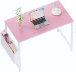 Compact 32-Inch Computer Desk with Storage Bag & Headphone Hook for Home Office, Study, and Small Spaces