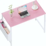 Compact 32-Inch Computer Desk with Storage Bag & Headphone Hook for Home Office, Study, and Small Spaces