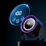 USB desktop/hanging multi-purpose small fan LCD portable small fan with LCD display power level - Image 3