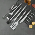 Multi-Function Stainless Steel Grilling Tools Set – Portable Camping BBQ Kit With Carry Case