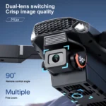Newest E88 E99D Screen-controlled Lighting Mini Drone 4K 2 Camera Optical Flow Remote Control Aircraft Mavic Air 2