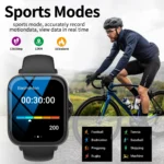 Smart watch with full touch screen, call, message reminder, music control and other functions, compatible with iPhone/android mo - Image 6