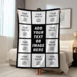 1pc Personalized picture and text customized blankets, gift blankets tailored for children, parents, lovers, lovers, and friends - Image 10