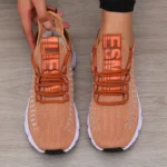 Women’s Sports Shoes Mesh Lightweight Soft Sole Jogging Strap Breathable Fashion