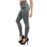High Waist Ultra Stretch Denim Leggings for Women Slim Fit Lifted Buttocks Tight Pants Comfortable Stretchy Leggings - Image 7