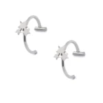 2PCS Trendy 10mm Stainless Steel Punk Clip on Fake Piercing Nose Wrap Lip Rings Unisex Nose Ring Women Men Tusk Body Jewelry - Image 27