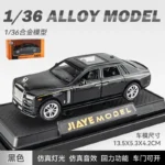 1:36 Rolls Royce Phantom sedan High Simulation Diecast Metal Alloy Model car Sound Light Pull Back Collection Kids Toy Gifts - Image 5