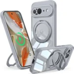 360 Rotate Magnetic Bracket for Magsafe Case for Google Pixel 10 9 8 Pro XL 8A 9A 10A Plating Camera Hard Transparent Back Cover - Image 6