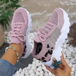 shoes woman 2025 [Leopard print sneakers] lightweight and breathable women's casual sneakers.women's shoes sale shoes - Image 4
