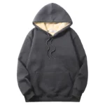 Winter Hoodies Thicken Warm  Lambswool  Hoodie Pants Men Sweatshirts - Image 3
