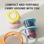 6 Pcs Baby Food Storage Containers - PP Material Steamable & Leak-Proof, Infant Feeding Bowls for Freshness, Stackable Organizer - Image 5