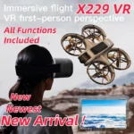 Newest Hot Sales Drone VR ProfessionalHD Camera Brushless Motor Optical Flow Positioning Mini Drone Kid Free Gifts VR Glass