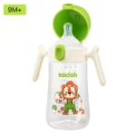 Clamshell Baby Feeding Bottle Silicone Straw Spill-Proof Leak-Resistant Toddler Training Drinking Water Sippy Cup - Image 12