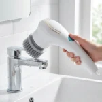 Electric Grease Scrubber, Rechargeable Powerful Cleaning Brush, Handheld Cordless Cleaner for Kitchen, Sink, Tile, 25×11