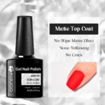 3pc Base Gel No-wipe Matte Top Coat Nail Gel Polish Set Long Lasting Functional Nail Art Soak Off UV LED Gel For Nails Manicure - Image 4