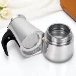 Moka Pot Machine Mocha Latte Pot Stainless Steel Mocha Espresso Coffee for Office Kitchen Italian Coffee Maker 2/4/6/9/12 Cups - Image 6
