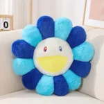 Aesthetic Sunflower Plush Pillow Cute Flower Stuffed Cushion Rainbow Floral Decorative Pillow Office Chair Back Pillow Decor - Image 13