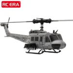 RC ERA C032 UH1 Huey Weathered Marine 6ch RC Helicopter with Optical Flow TOF Auto Stabilized Remote Control Hobby Toys for Boy