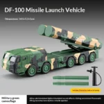 1:50 Dongfeng 17 Missile Vehicle Military Toy Alloy  With Light Sound Effect Able Kids Home Decoration - Image 7