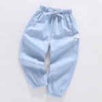New Children's Jeans Cotton Comfortable Baby Jeans Minimalist Style Boys and Girls' Clothing - Image 6