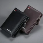 Baellerry Men's PU Leather Short Wallet Vintage Big Capacity with Zipper Coin Pocket Male Card Holder And Money Purse - Image 5