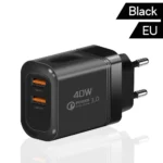 40W USB Charger Quick Charge 3.0 Dual Ports