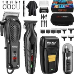 Professional Cordless Hair Clipper Set for Men with Trimmer, Shaver & Grooming Tools - Ideal Gifts