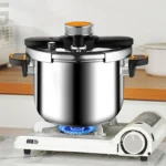 PGY 4L/6L/8L Stainless Steel Pressure Cooker Safety One-Hand Locking Olla de Presion Multi-Cooker for Gas & Induction Stove - Image 3