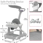 2025 Multifunctional Baby Walker With Sunshade and Seat Kids Anti-Rollover Adjustable Music Stroller Mother Baby Supplies Toys - Image 7