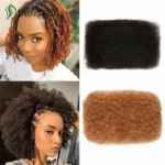 Brazilian Remy Hair Afro kinky Curly Bulk Human Hair For Braiding DreadLocks 1 Bundle 30g/pc Natural Color Braids Hair No Weft