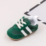 Baby Casual Sports Shoes for Spring Autumn High-Quality TPR Sole Anti-Slip Prewalker For 0-18M Girls And Boys BLS4034