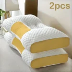 2pcs Massage Neck Pillows Adjustable Ergonomic Orthopedic Contour Support, High-Quality Pillow Core, All-Season Sleeping Comfort - Image 9