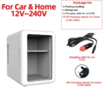 4L Mini Beauty Refrigerator With Cooling And Heat  Both Car Home Use Refrigerated Storage For Skincare Products To Keep Fresh - Image 8