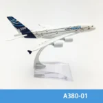 6Inch 15CM A380 A350 A330 A320 Concorde Diecast Airplane Model For Gift Collection