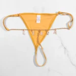 Custom Name Letter Thong for Women Panties Sexy Women's Low Waist Underwear Solid Comfort Female Underpants Lingerie Adjustable - Image 11