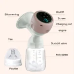 USB Rechargeable Portable Breast Pump | Low-Noise Automatic | BPA Free Powerful Suction - Image 2